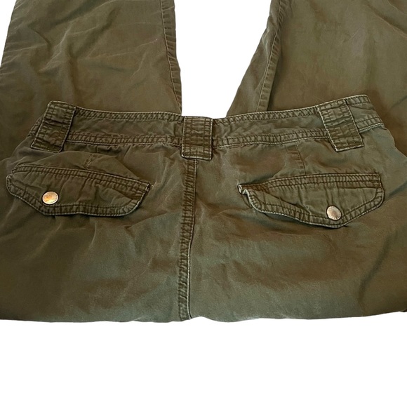 LAUREN RALPH LAUREN Pants Capris Size 10 Olive Green Khaki Cropped FAST SHIPPING - Picture 6 of 8